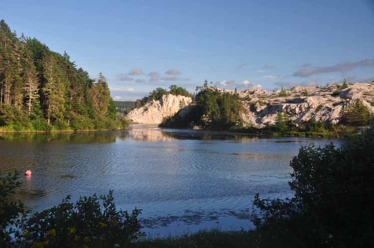 water and islands